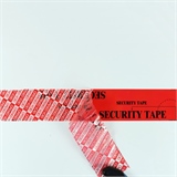 PET-Sicherheitsklebeband mit Aufdruck Security Tape, rot, 50 mm x 50 lfm | HILDE24 GmbH
